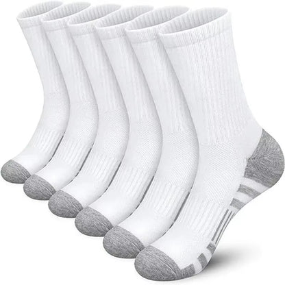 6/12 Pairs Men'S Outdoor Gym Socks High Quality Comfortable Soft Ground-Gripping Football Large Size New Style