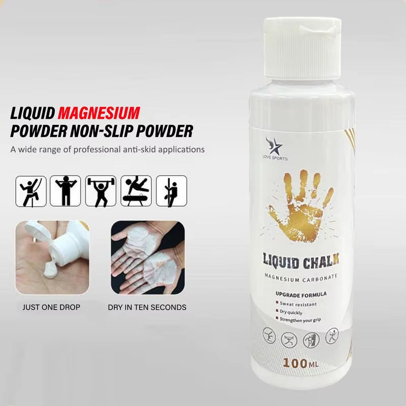 50/100/200Ml Weightlifting Liquid Chalk Workout Chalk Anti-Slip Powder Liquid Gym Chalk Sweat-Resistant Lifting Chalk Powder