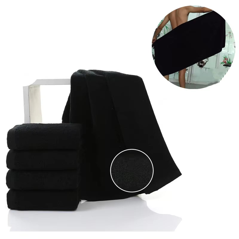 Towels Premium Black Hand Towels-100%Cotton,Ultra Soft and Highly Absorbent,600Gsm Hand Towels,Hotel& Spa Quality Hand Towels