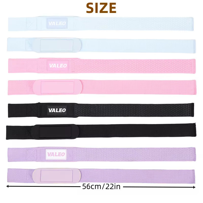 2 Pc Lifting Wrist Straps for Weightlifting Silicone Anti-Slip Weight Lifting Straps for Men & Women Gym Fitness Deadlift Straps