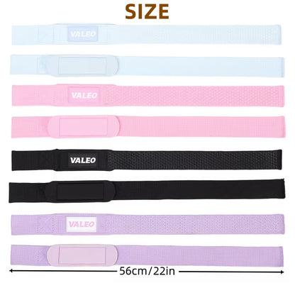 2 Pc Lifting Wrist Straps for Weightlifting Silicone Anti-Slip Weight Lifting Straps for Men & Women Gym Fitness Deadlift Straps