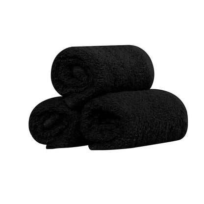 Towels Premium Black Hand Towels-100%Cotton,Ultra Soft and Highly Absorbent,600Gsm Hand Towels,Hotel& Spa Quality Hand Towels