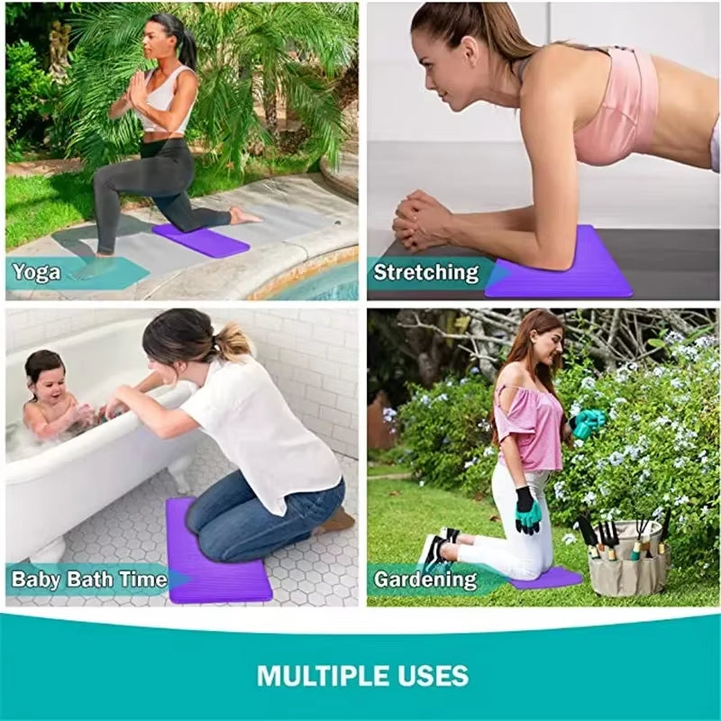 25*60*1.5Cm Exercise Yoga Kneeling Mat Mini Non Slip Auxiliary Exercise Fitness Pilates Mat Foldable Portable Yoga Knee Mat
