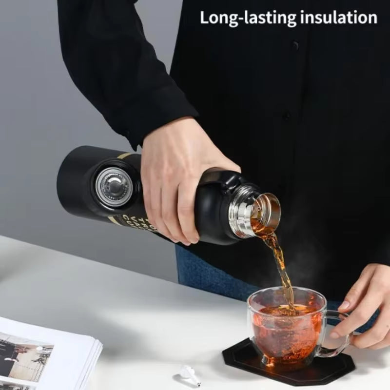 650ML 850ML 1100ML Thermos Double Stainless Steel Sport Vacuum Flask Outdoor Climbing Fitness Thermal Bottle Tea Insulation Cup