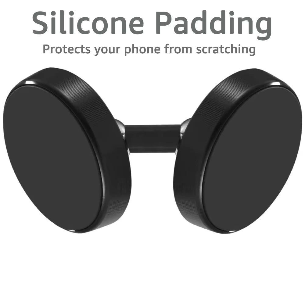 Dual Magnetic Phone Holder for Gym Kitchen Double Sided Strong Magnet Phone Holder Brackets for Iphone 12 13 14 Xiaomi Samsung