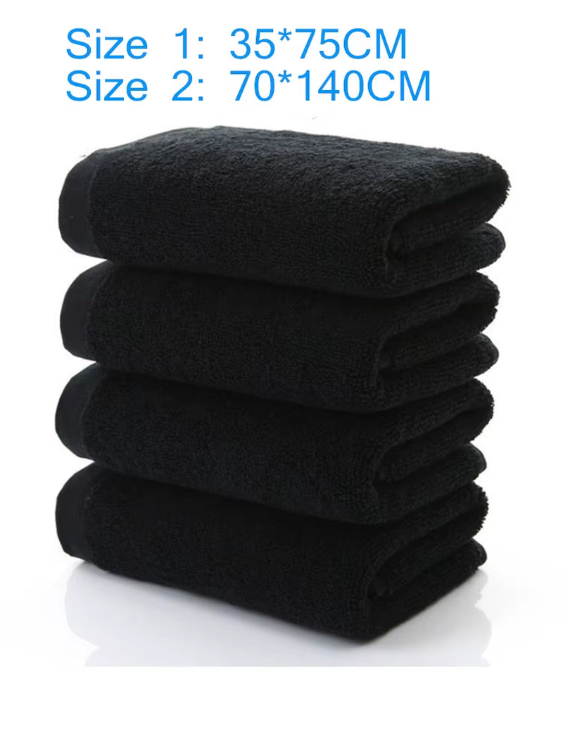 Towels Premium Black Hand Towels-100%Cotton,Ultra Soft and Highly Absorbent,600Gsm Hand Towels,Hotel& Spa Quality Hand Towels