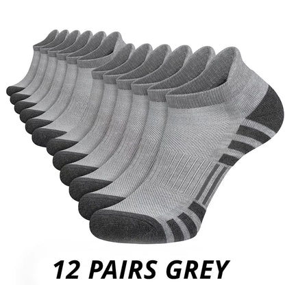 6/12 Pairs Men'S Outdoor Gym Socks High Quality Comfortable Soft Ground-Gripping Football Large Size New Style