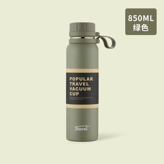 650ML 850ML 1100ML Thermos Double Stainless Steel Sport Vacuum Flask Outdoor Climbing Fitness Thermal Bottle Tea Insulation Cup