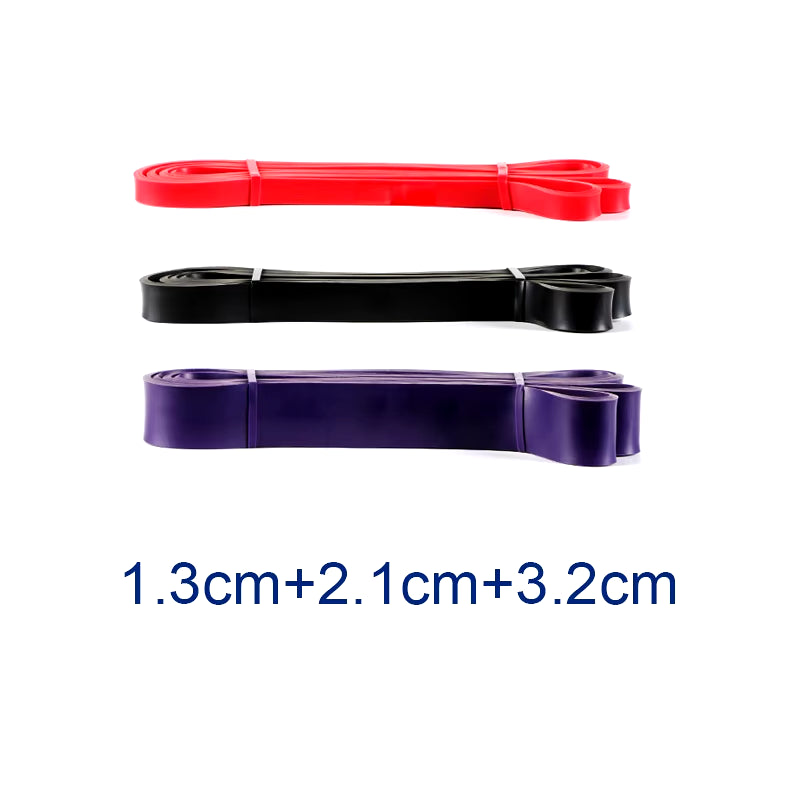 208Cm Resistance Bands Sets Elastic Band for Fitness Set Powerlifting Loop Exercise Bands Gym Fitness Equipment Natural Rubber