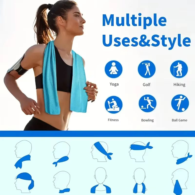 Cold Towel Outdoor Sports Towel Sweat Towel Fitness Cooling Towel