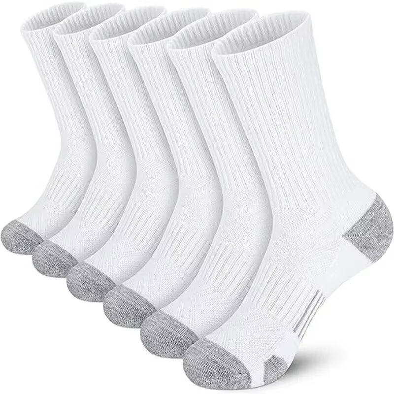 6/12 Pairs Men'S Outdoor Gym Socks High Quality Comfortable Soft Ground-Gripping Football Large Size New Style